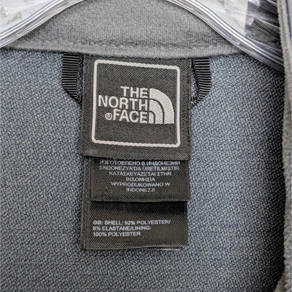 North Face Apex Shellrock Soft Shell Outdoor Jacket Black Grey Blue Mens Large